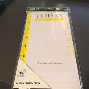 The Happy Planner Socialite half-sheet note paper